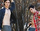 Javier lands a smack on Franco's lips gay twink free videos