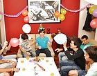 Twinks Happy Birthday party young gay teens first time at Julian 18