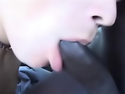  He was awed with the size of my pole and not only gave me a wild deepthroat blowjob right in my van, but also let me pound his tight ass and run cum
